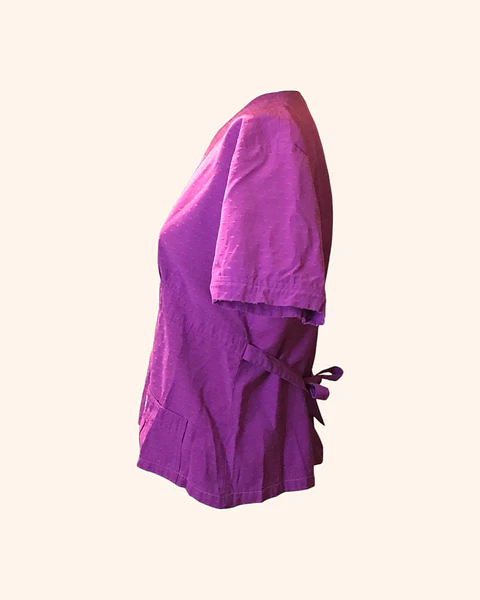 Polera clínica morada