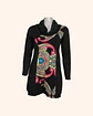 Vestido con cuello negro y colores - Miniatura 1