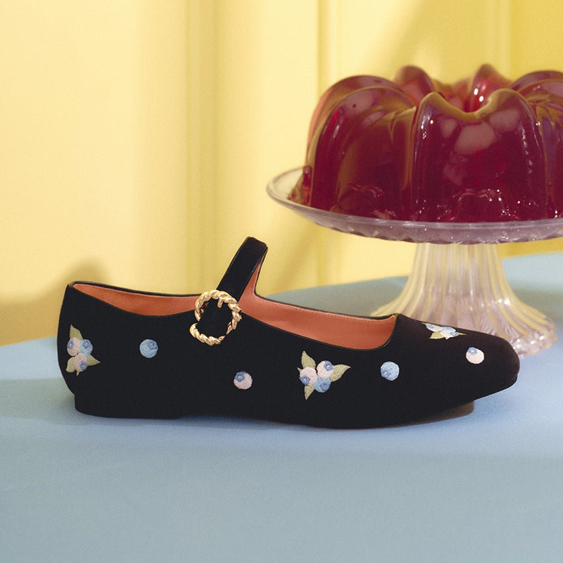 NINETTE BLUEBERRY FLAT NEGRO 2