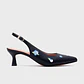 NINETTE BLUEBERRY MIDI SLINGBACK NEGRO - Miniatura 1