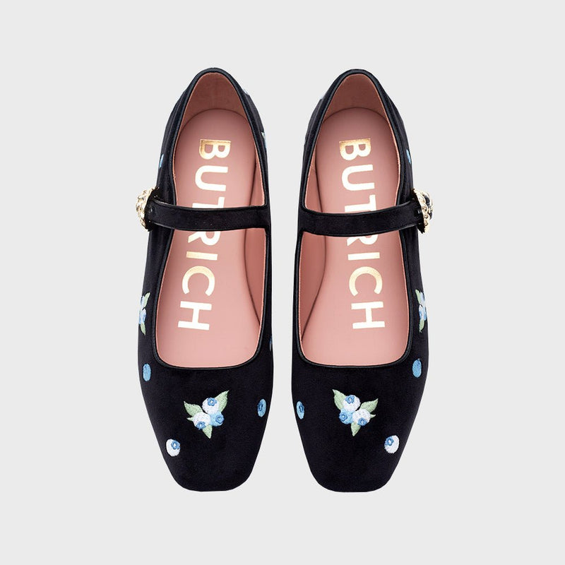 NINETTE BLUEBERRY FLAT NEGRO 4
