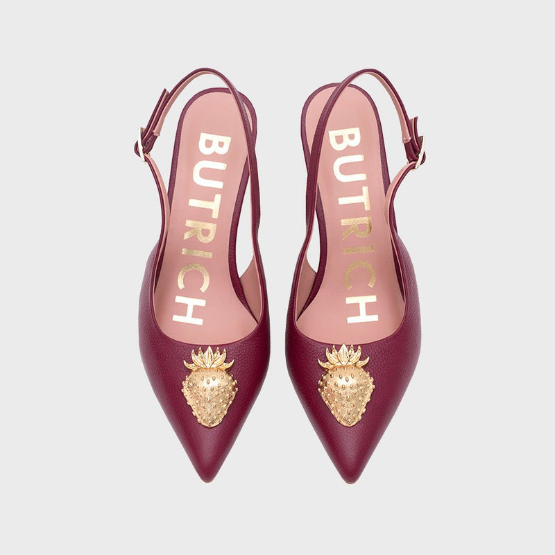 STRAWBERRY PUMP SLINGBACK MORA 4