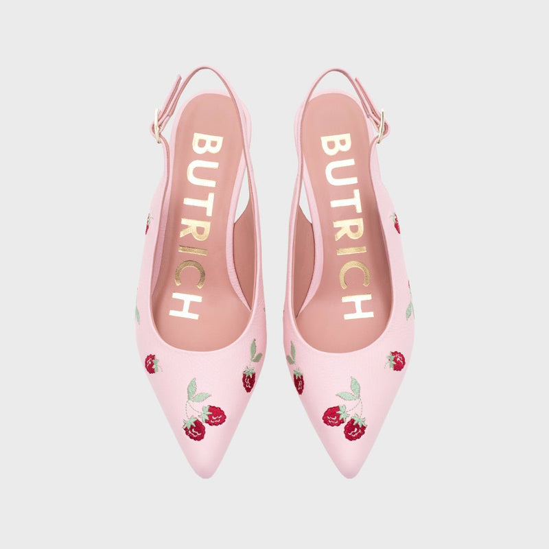 NINETTE RASPBERRY MIDI SLINGBACK ROSA 4