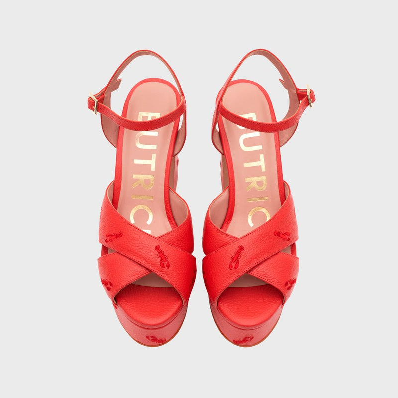 FLAVIA PLATAFORMA ROJO 4