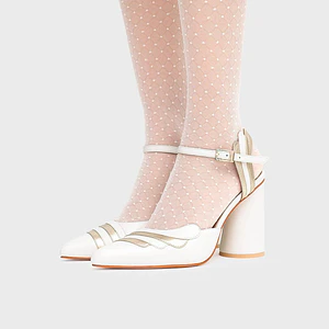 MILENA PUMP BRIDE HUESO