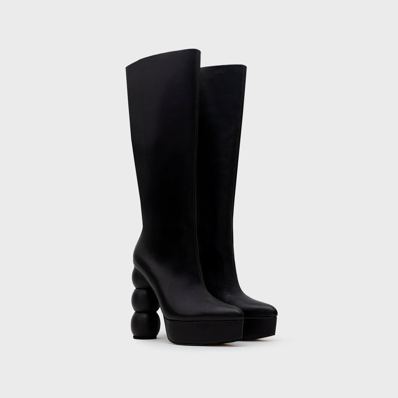 BOTA PLATAFORMA MALIA NEGRO 4