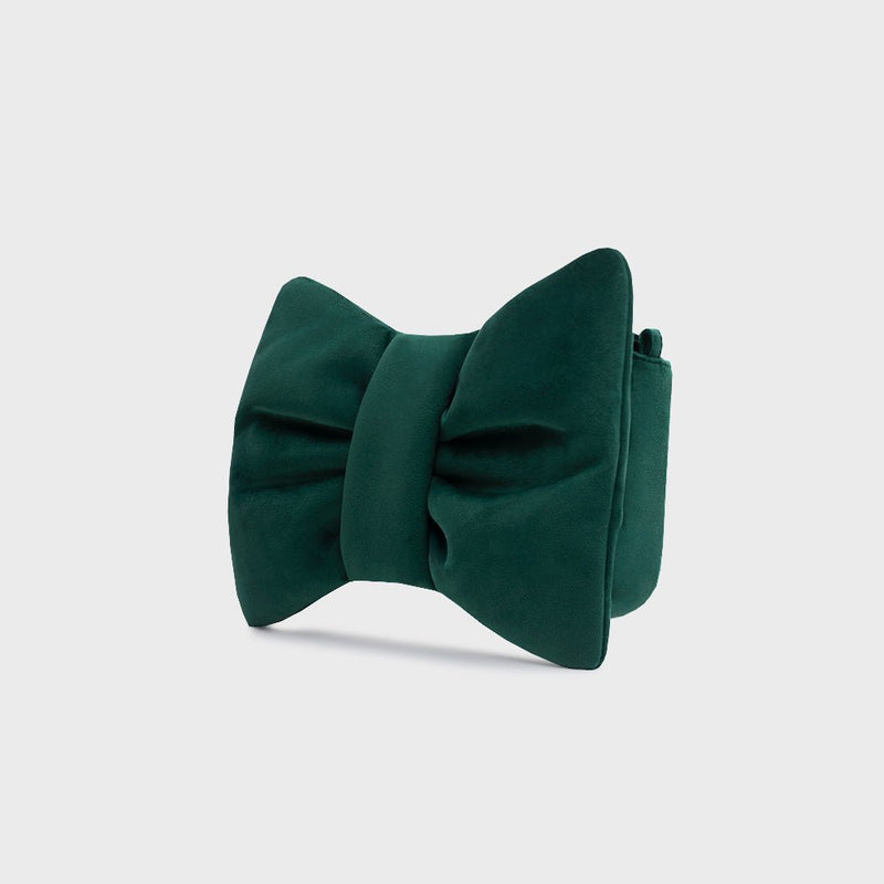 MINI BOW BAG VERDE OSCURO 3