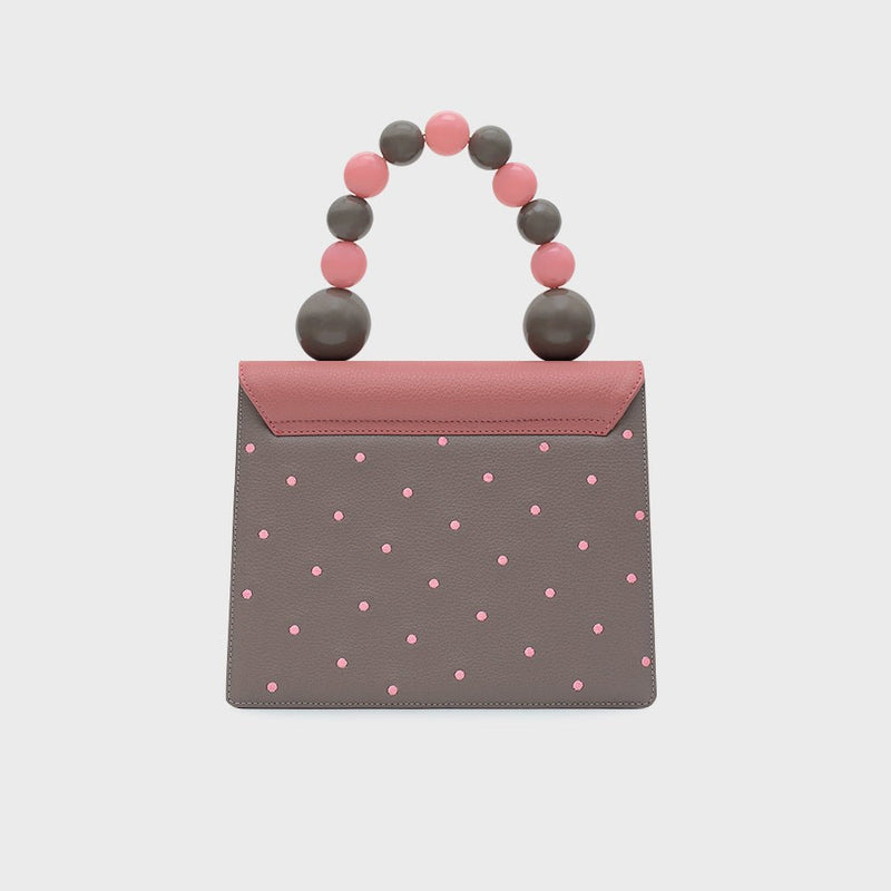 MONA BEADED LUNCH BAG GRIS 7