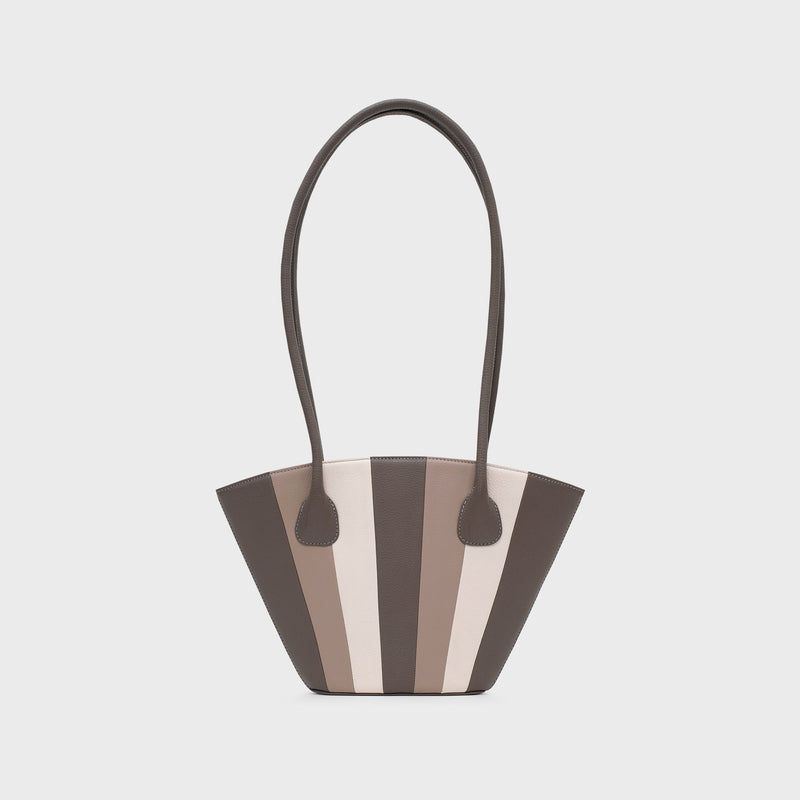 NABILA TRAPEZE BAG GRIS 1