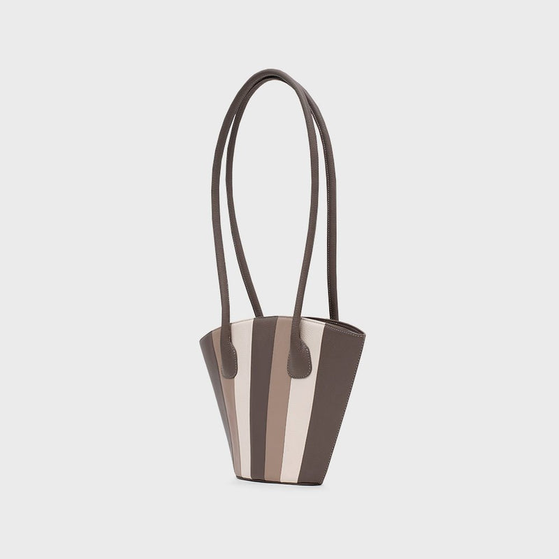 NABILA TRAPEZE BAG GRIS 5