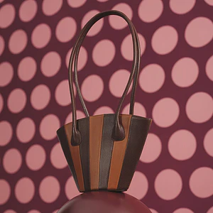 NABILA TRAPEZE BAG MARRÓN