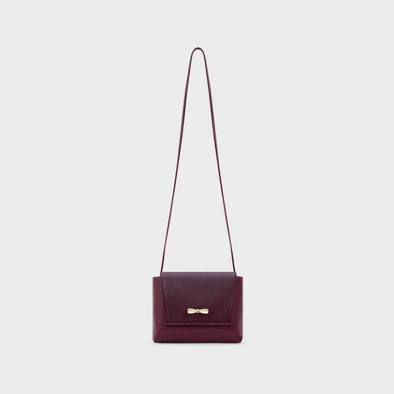 NADIRA FLAP HAND BAG BORGOÑA 4