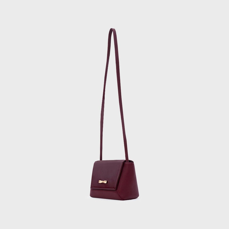 NADIRA FLAP HAND BAG BORGOÑA 8