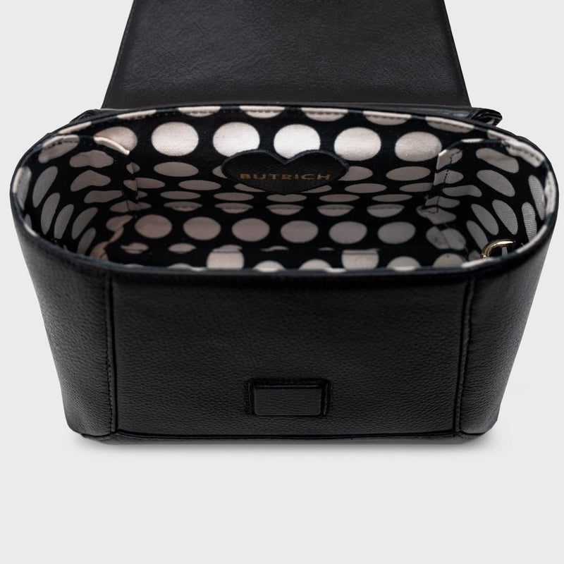 NADIRA FLAP HAND BAG NEGRO 8