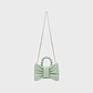 NAILA BEADED BOW BAG VERDE - Miniatura 4