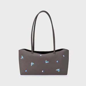 NINETTE BLUEBERRY LONG BAG MARRÓN