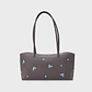 NINETTE BLUEBERRY LONG BAG MARRÓN - Miniatura 5