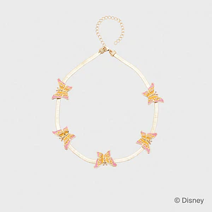COLLAR BUTTERFLIES MAXI AMARILLO