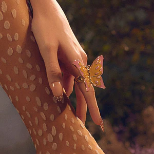 ANILLO BUTTERFLY AMARILLO