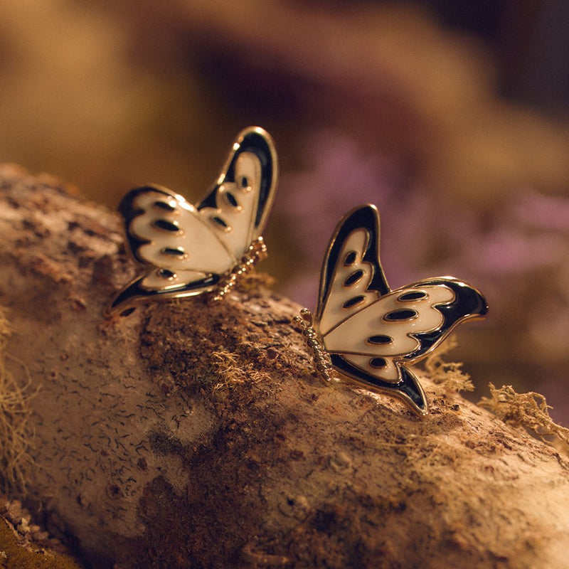 ARETE BUTTERFLIES MAXI NEGRO 2
