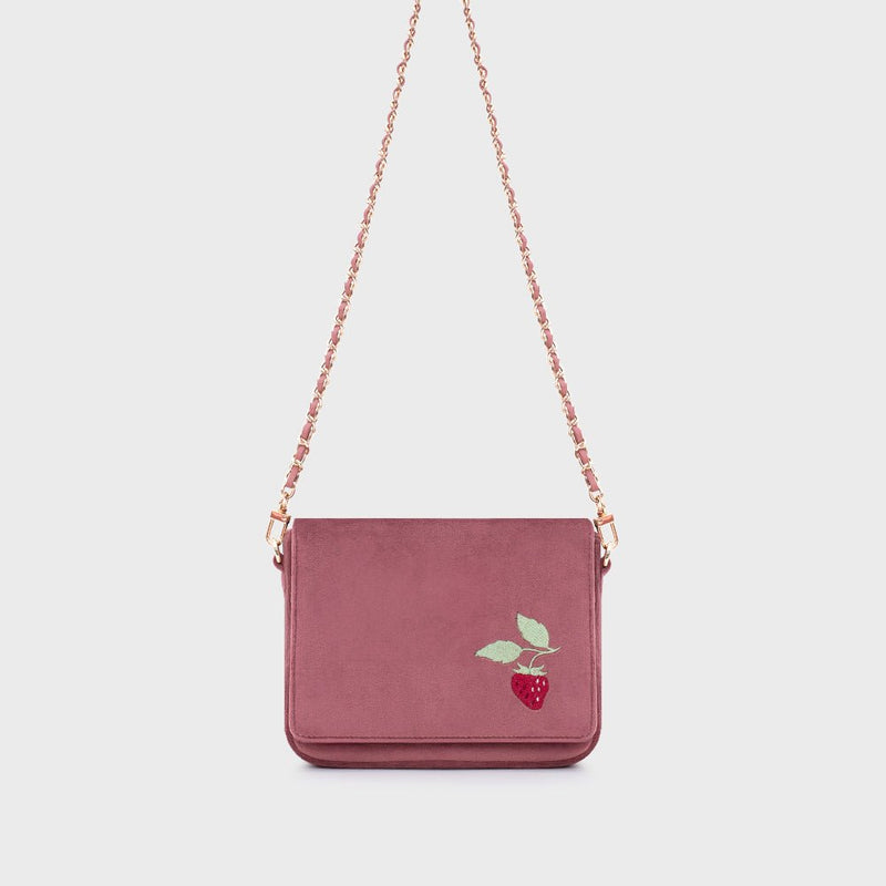 SUNDAE STRAWBERRY MINI BAG ROSA OSCURO 1