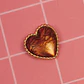 PRENDEDOR CORAZON ENTORCHADO MARRÓN - Miniatura 2