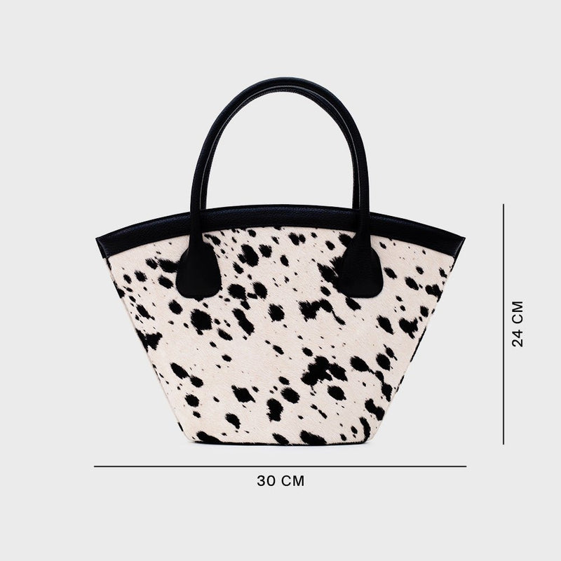 SASKIA TRAPEZE BAG HUESO NEGRO 4