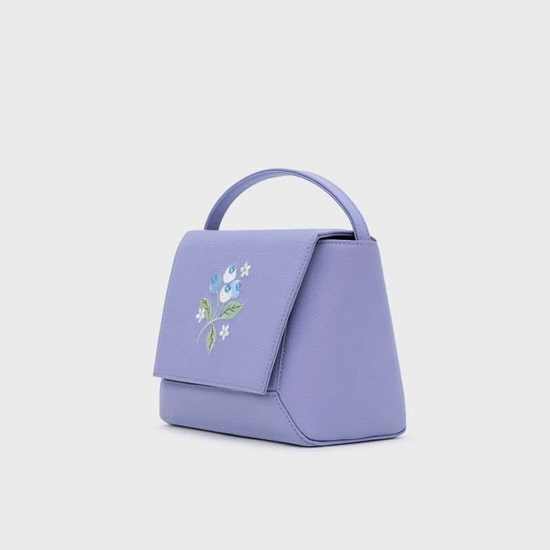 FLAP HANDBAG BLUEBERRY SUNDAE LAVANDA 5