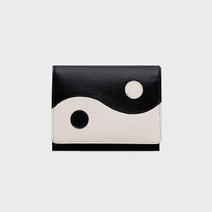BILLETERA B LUCKY YIN YANG HUESO NEGRO
