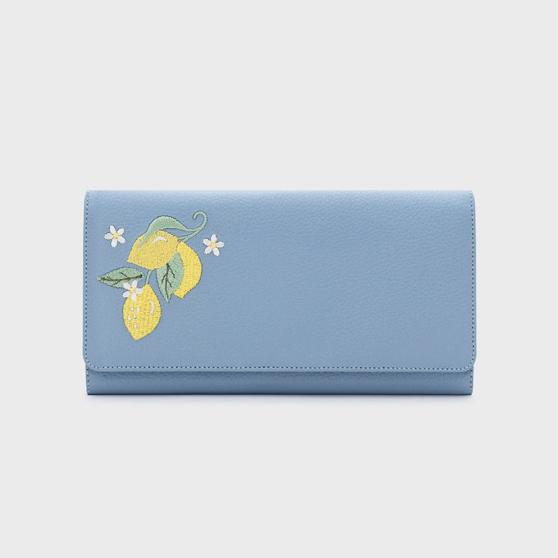 BILLETERA LARGA SUNDAE LEMON CELESTE 1