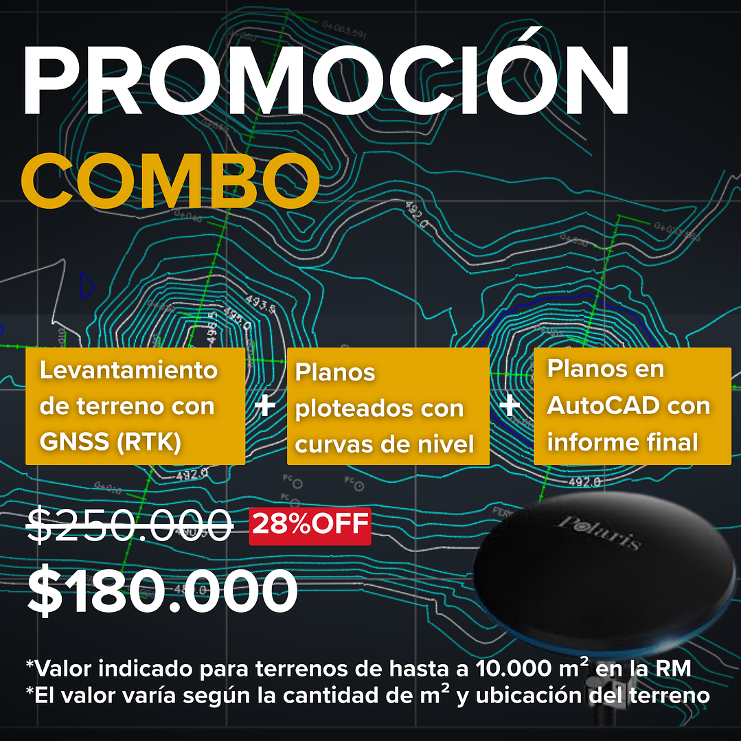 [Promoción] COMBO Tripack topografía 1