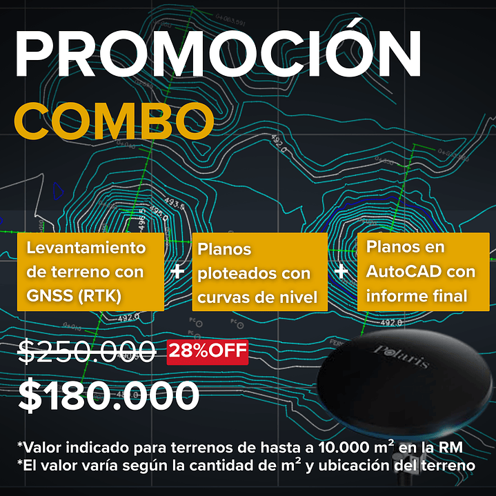 [Promoción] COMBO Tripack topografía 1