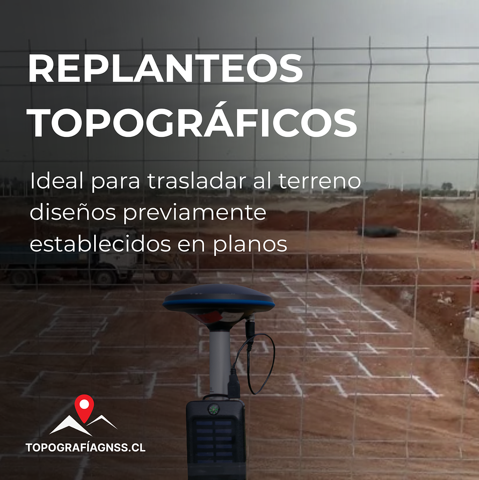 Replanteos topográficos