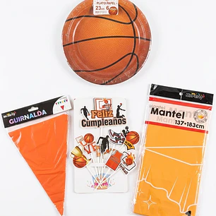 Set de cumpleaños Básquet ball