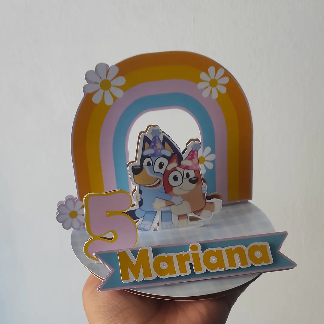 Cake Topper Circular cualquier temático  1