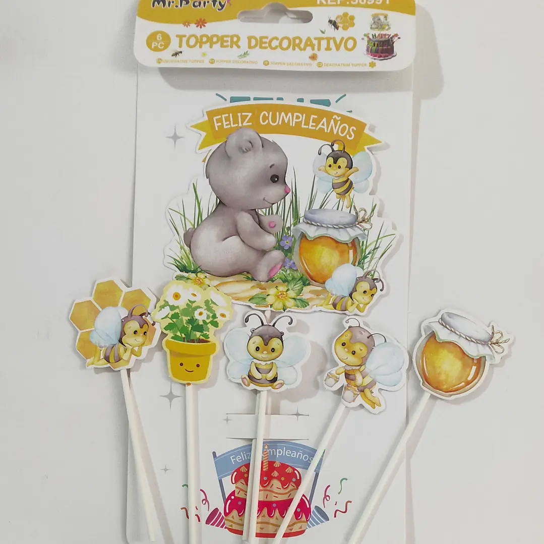 kit de cumpleaños abejita  2