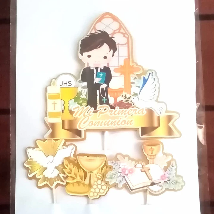 Cake topper comunión Niño 1
