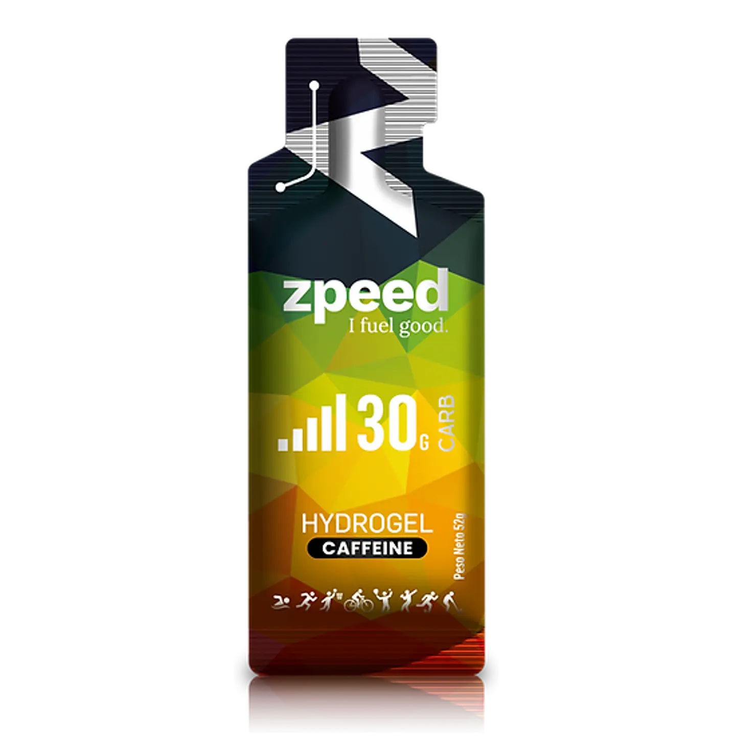 GEL ENERGÉTICO C/CAFEÍNA. ZPEED- 30G CARB. 1