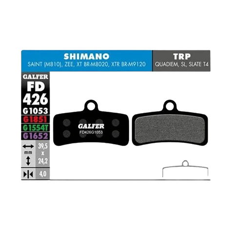 Pastillas Galfer - Shimano XTR, XT, DEORE Entre otros.