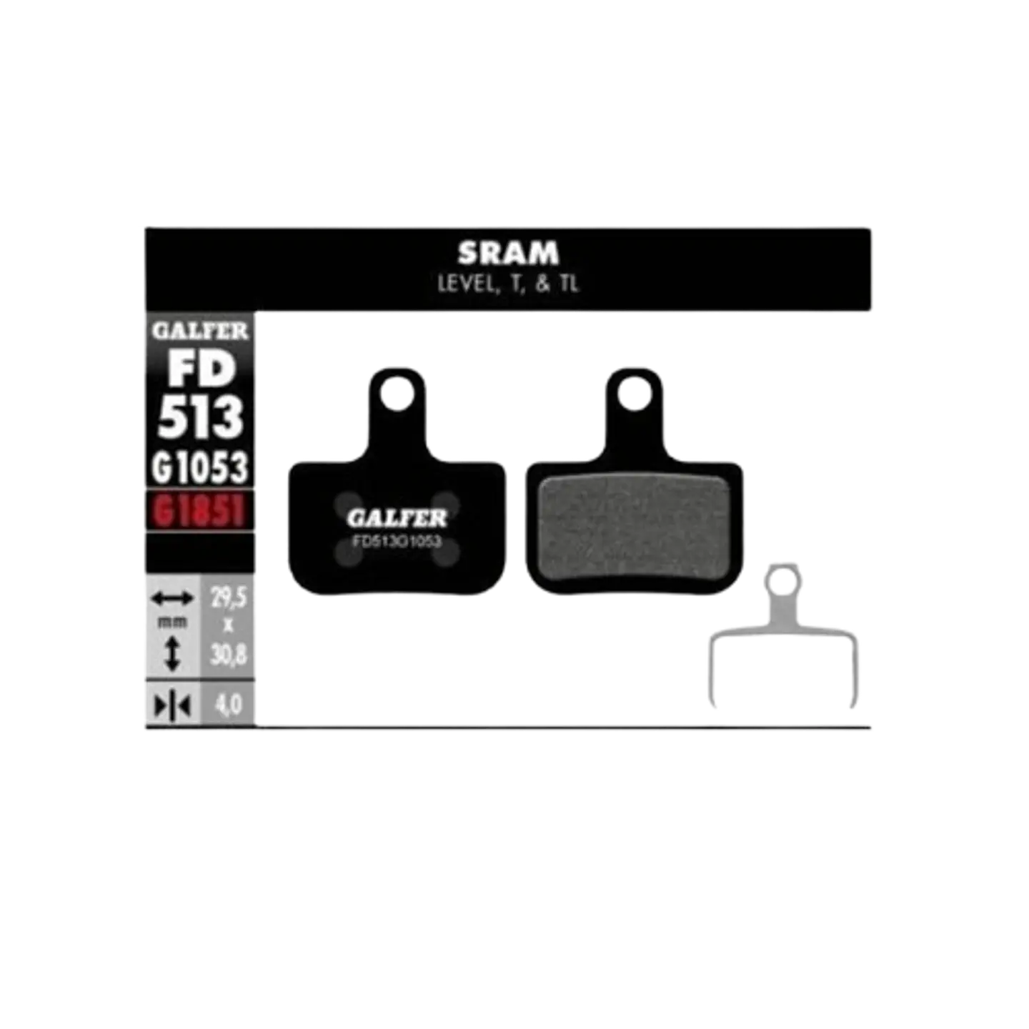 Pastillas Galfer - Sram Level T,TL, TLM y Ultimate 1