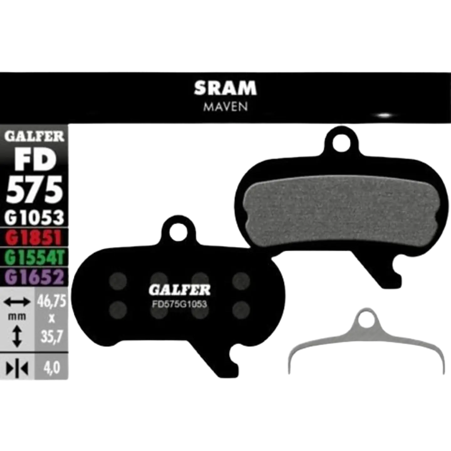 Pastillas Galfer - Sram Maven 1