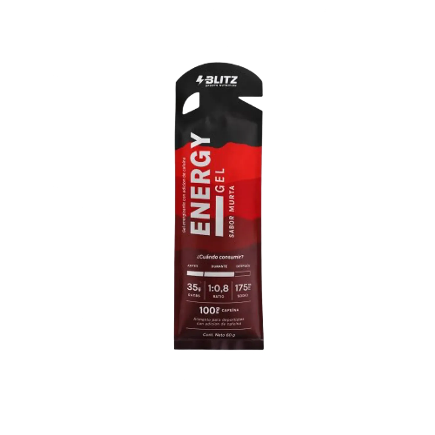 GEL ENERGÉTICO BLITZ MURTA C/CAFEÍNA 1