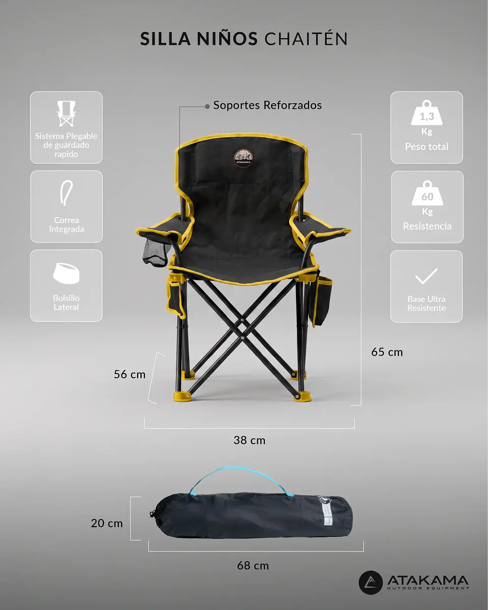 SILLA CAMPING CHAITEN KIDS 3