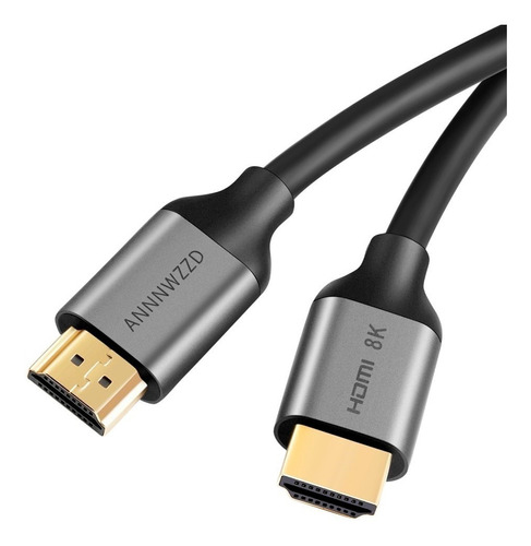 Cable Hdmi A Hdmi 2.1 8k 60hz 4k 120hz 1 Mts Uhd Hdr 48gbps 1m