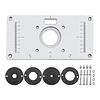 Placa Base Para Fresa Fresadora Router Bancos De Carpintería 