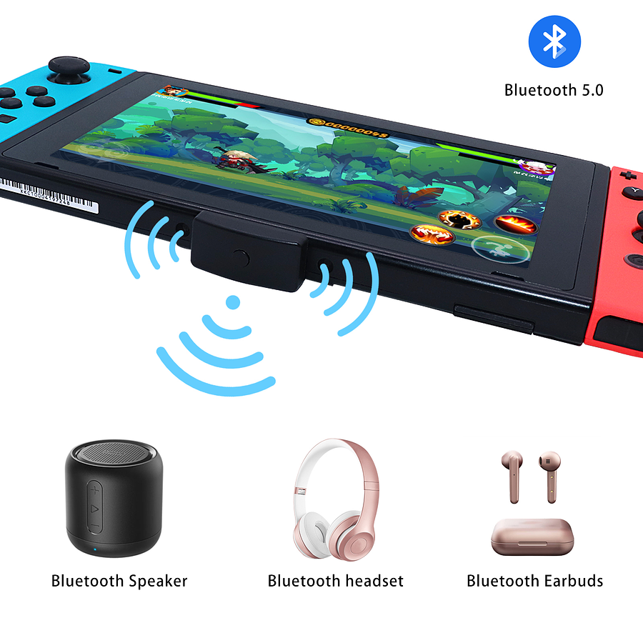 Adaptador Bluetooth Inalámbrico Pc Ps4 Nintendo Switch Ps5