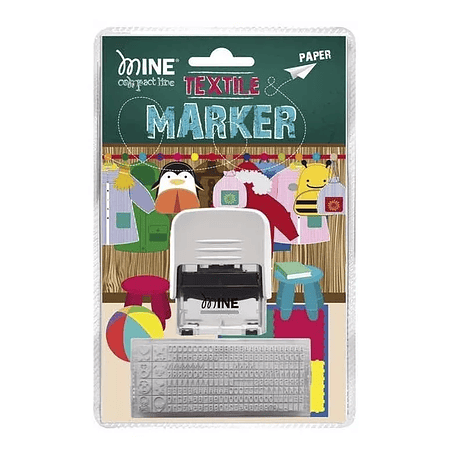 Marcador De Ropa Uniformes Y Cuadernos Personalizable Mine