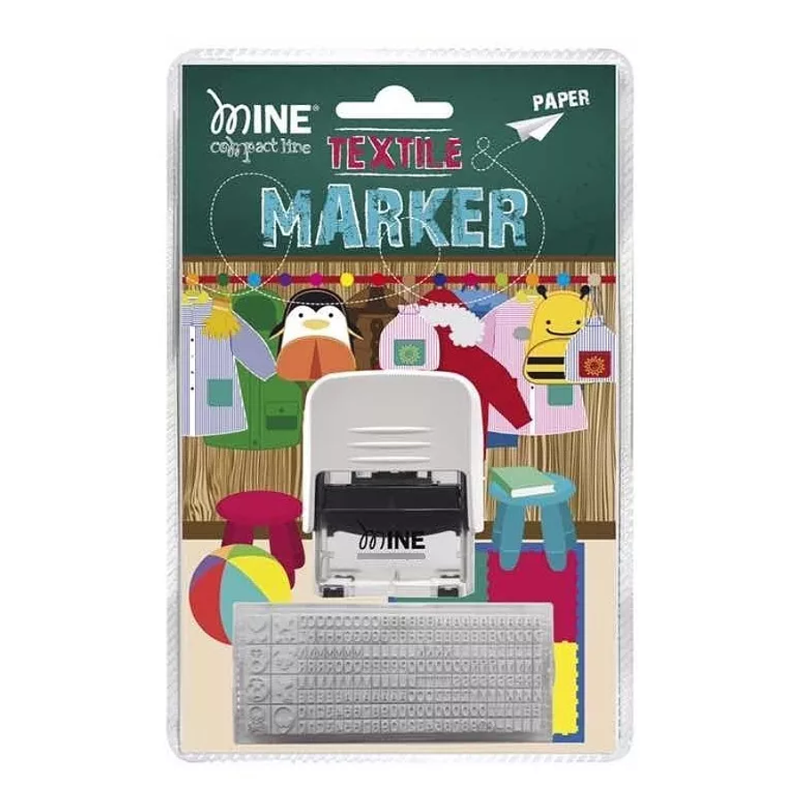 Marcador De Ropa Uniformes Y Cuadernos Personalizable Mine