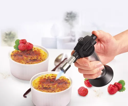 Set Creme Brulee Soplete Gratinador Platos Leifheit