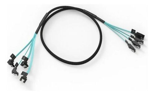 Cable de Datos SATA 3.0 6Gbps Negro 50 cm | Pack 6 Unidades